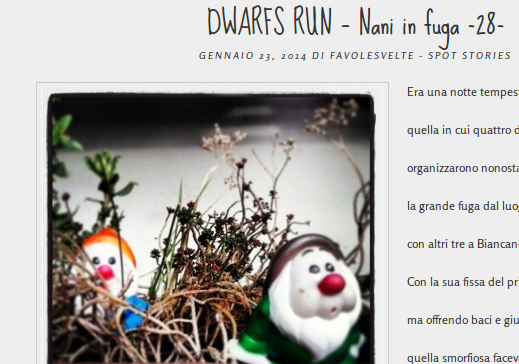 dwarfs run, una favola